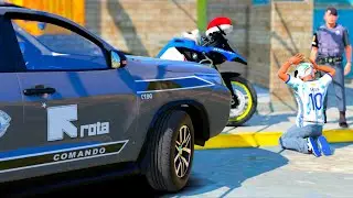 OS POLÍCIA DA ROTA TA BRAVO COM OS DRAK 🥵🥵 FUGA 🤣🤣 l GTA 5 RP