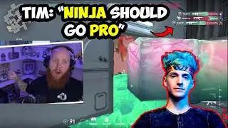 When NINJA & TIMTHETATMAN play VALORANT together...
