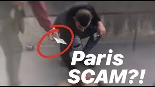 Most Common Travel Scam in Paris! *Shell Game*
