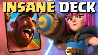 The EASIEST Hog Rider Deck For 15,000 Trophies in Clash Royale!