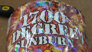 1700 Degree Sunburn 15 shot 200g circular cake by Sky Painter