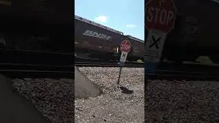 CSX Freight train with a bunch of Hopper Cars goes past my house and then another CSX Train passes