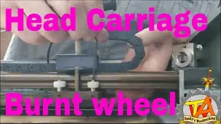 Replacing Burnt Gantry Wheels on a 40W CO2 Laser for Precision
