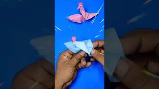 Origami Hen (कागज़ की मुर्गी) #manojartlab #artandcraft #diy #papercraft #Shorts #CraftShorts