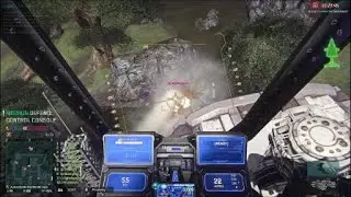 Bullying a gunship in PlanetSide 2!