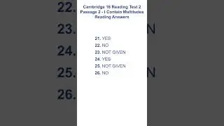 Cambridge 16 Reading Test 2 Passage 2 - I Contain Multitudes Reading Answers 14.01.2026