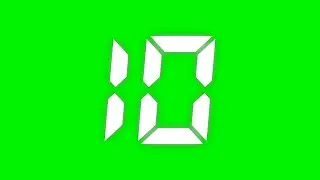 🎬 10 Second Countdown Timer Green Screen, Free Download, No Copyright ⏱️ #timer #countdown
