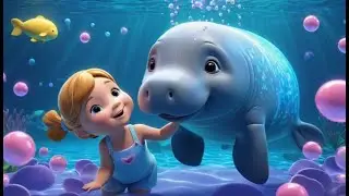 The Sleepy Manatee Missed a Hug | English Nursery Rhyme | Kids Songs | Baby Music