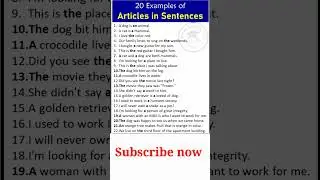20 Example Article sentence##daily