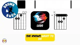 ZZ Top - Legs &bull; Bass & Drums | Scrolling Guitar Chords & Lyrics