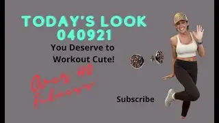 Todays look 040921 (Cute Workout Clothes For The Win) Over 40 Fashion and Style