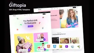 Giftopia - gift shop HTML Template