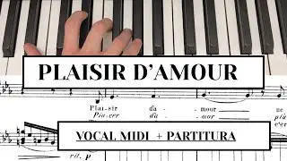 Plaisir d’amour Martini - Voice Melody for Solfège 