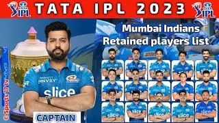 TATA IPL 2023 | Mumbai Indians Retained Players List | Mi Final Retained players List 2023