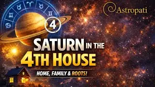 Saturn in the 4th House | Why Home Feels Heavy (And How It Shapes You)