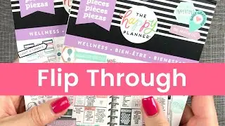The Happy Planner WELLNESS Stickers Flip Through