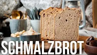 Schmalzbrot mit Sauerteig: Herzhaftes Roggenbrot mit R&ouml;staromen