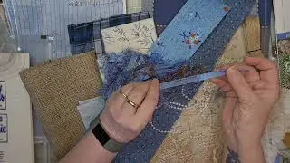 Destash -Junk Journal Supplies - Denim Forever in Blue Jeans Journal cover Kits and papers Aug 31/25