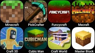 Minecraft,PickCrafter,Funcycraft,Mecraft Building,Cubic Man,Craft World,Master Block