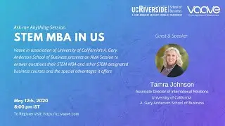 Webinar on STEM MBA in US