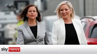 Sinn Fein hold news conference on Northern Ireland's post-Brexit trade rules