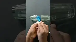 balloon glass experiment #shorts #viral