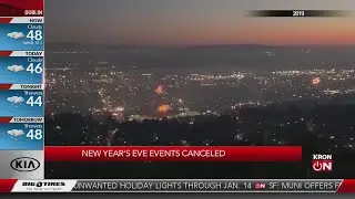 New Year's Eve events canceled