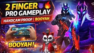 2 Finger Pro Gameplay 👿 | Handcam Proof | Full Match BOOYAH | Free Fire MAX #freefiregameplay 