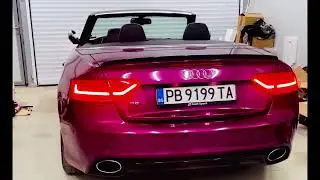 Audi S5 8T oem taillights with dynamic turn signal and welcome animation