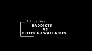 Altona Veterans 2021 | A4 | Baddicts VS Flites AU Wallabies | 4th Ladies
