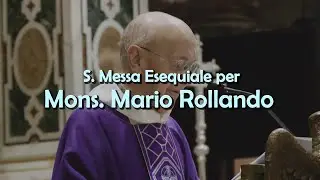 Funerale di Mons. Mario Rollando