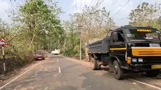 Scenic Village Roads in Kottayam, Kerala, India  🔥 Teekoy - Marmala Aruvi - Vagamon Rd  🔥 4K 60 FPS