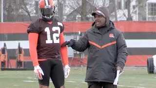 Hue Jackson leads Browns practice after Sashi Brown firing