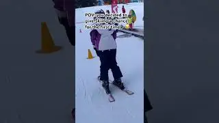 Skiing for the first time ⛷️⛷️😂😅 #travel #austria #skiing #europe