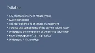 01  ITIL 4 Foundation Introduction
