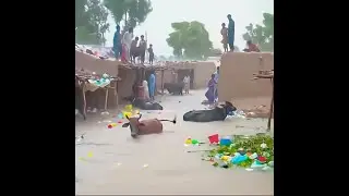 Food Distribution in the recently flooded village of Silaunja