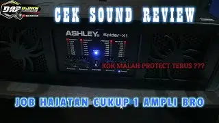 ASHLEY SPIDER X1 REVIEW DAN CEK SOUND / AMPLIFIER SUBWOOFER TERBAIK 18INCH SPIDER X-1