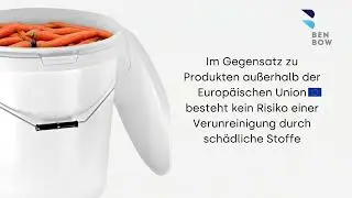 BENBOW Lebensmitteleimer lebensmittelecht, stabil, luftdicht, auslaufsicher, geruchsneutral