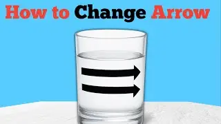 Water Experiment:Arrow Direction Change/Reflections &Refraction Light ! 