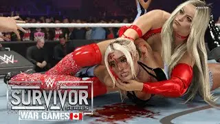 WWE2K25 Liv Morgan vs Tiffany Stratton (champion vs champion) SURVIVOR SERIES WARGAMES 
