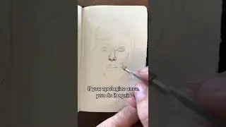Scribble portrait of Tommy Shelby from Peaky Blinders