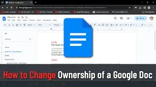 How to Change Ownership of a Google Doc (Guide)