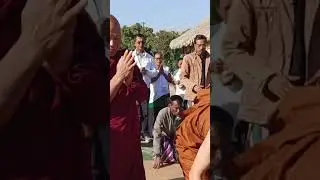 #shortvideo chow Zingnu Namchoom Sir, laid foundation stone for Buddhist temple