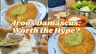 Aroos Damascus Dubai: A Taste of Authentic Syrian Cuisine 🌟 | Food Review | Day 7 Part 2