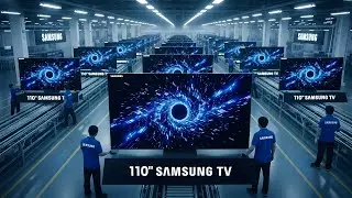 Inside the Samsung 110 Inch Micro LED TV Factory | How $150,000 LED TV Are Made (Full Process)