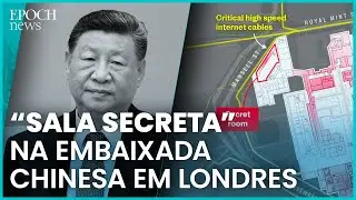Plano revela sala escondida na super-embaixada chinesa no coração de Londres
