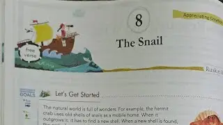The Snail| Poem| Ruskin Bond| Engaging English |class 6| line by line explanation