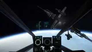 Star Citizen - 1st Seamless Procedural Planetary Landing Gameplay - 1080p 60fps