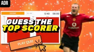 GUESS THE MAN UTD TOP SCORER! ⚽️ Football Quiz Trivia 2025