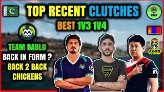 TOP RECENT 1V3 1V4 CLUTCHES FT. ZEUSICY SCYTESGHOOST pesROSHAAN | TEAM BABLU PMCC